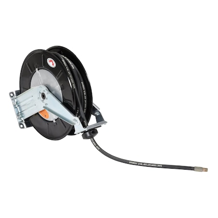 Vestil Spring Driven Hose Reel, 1/2" Hose Diameter, 35 ft. Length, 300 psi Max. Pressure VHR-35-58